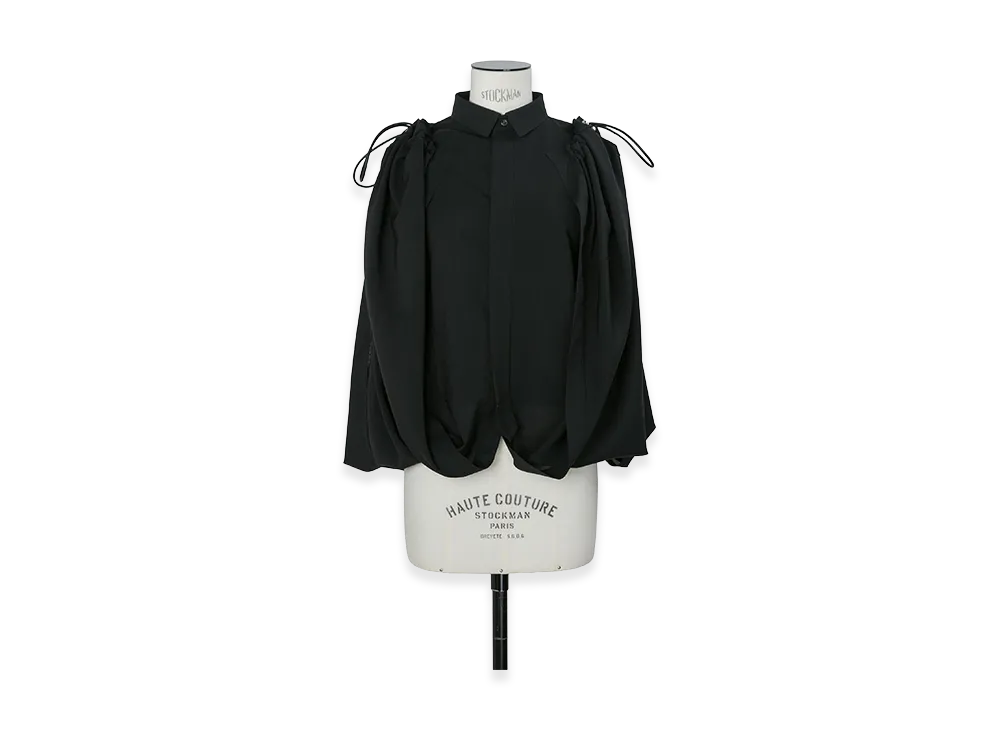 sacai Wool Suiting Shirt "Black"