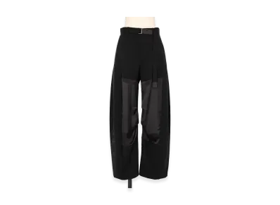 sacai Wool Suiting Pants "Black"
