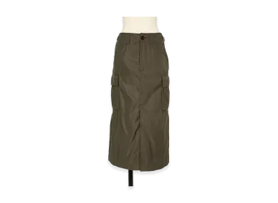 sacai Nylon Twill Skirt "Dark Khaki"