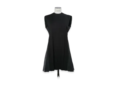 sacai Denim x Knit Dress "Black"