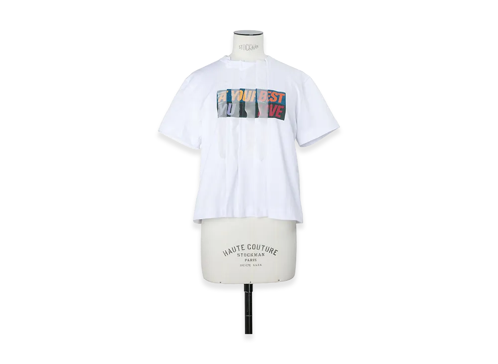 sacai Print T-Shirt "White"