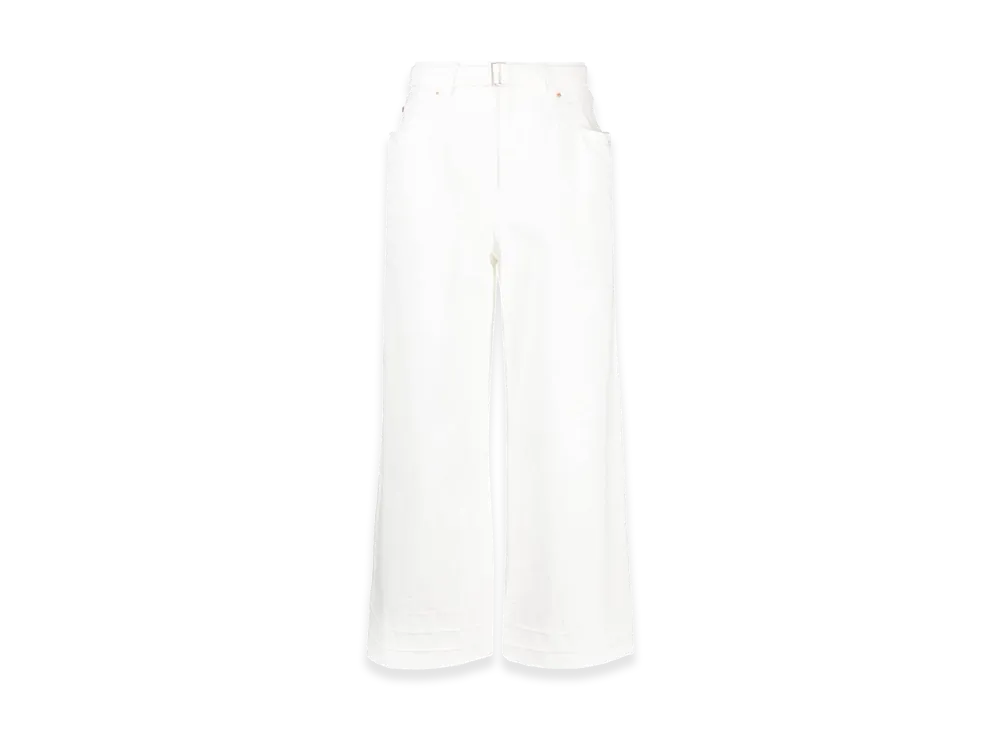 sacai Women's Jeans "White"