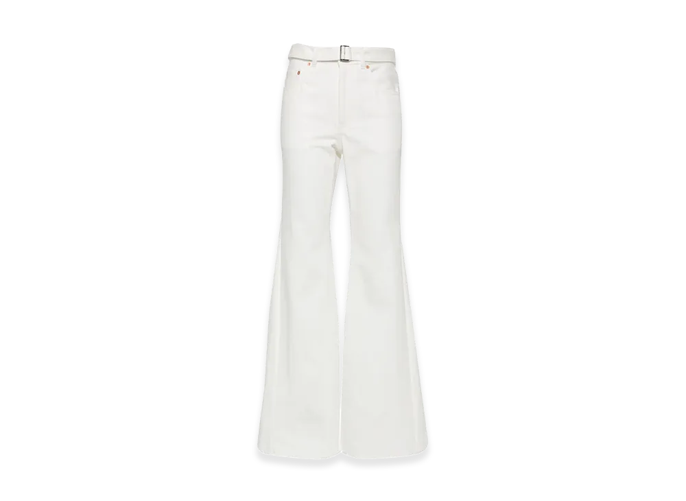 sacai Women's Jeans "White"