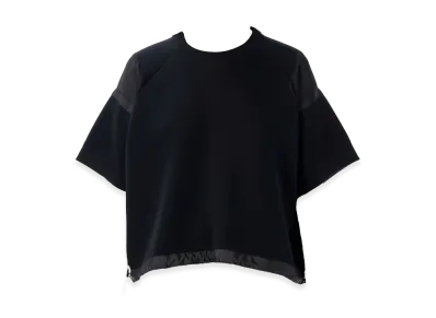 sacai Women's S/S Sweatshirt "Black"