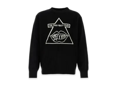 sacai Gonz Wool Knit Sweater "Black"