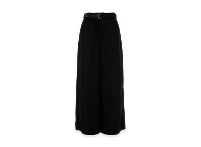 sacai Women's Wool Wide-Leg Pant "Black"