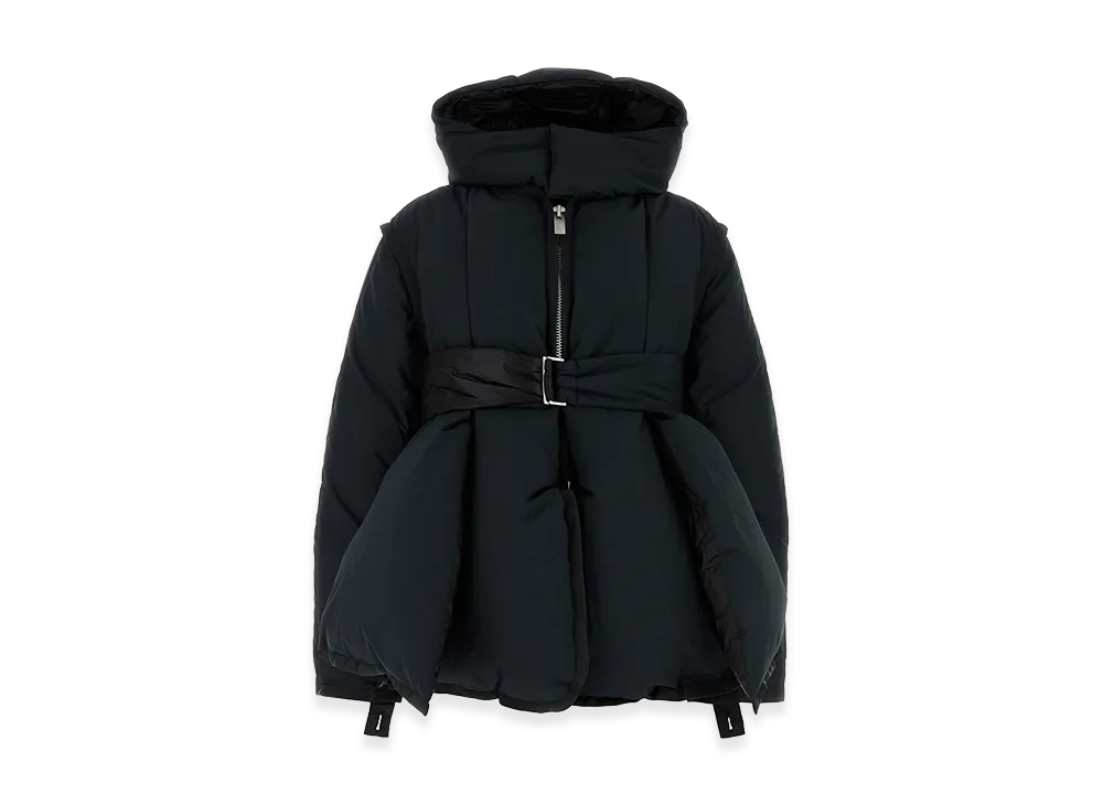 sacai Women's Rip Stop Padded Blouson "Black"