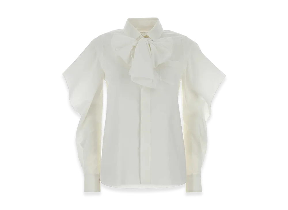 sacai Women's Poplin Shirt "White"
