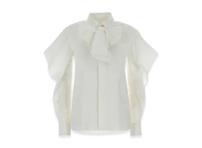 sacai Women's Poplin Shirt "White"