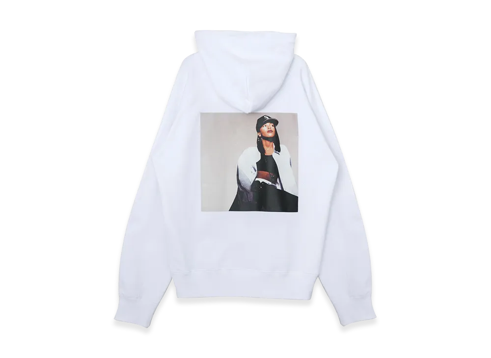 sacai x Aaliyah Hoodie "White"
