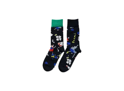 sacai Graphic socks "Black"