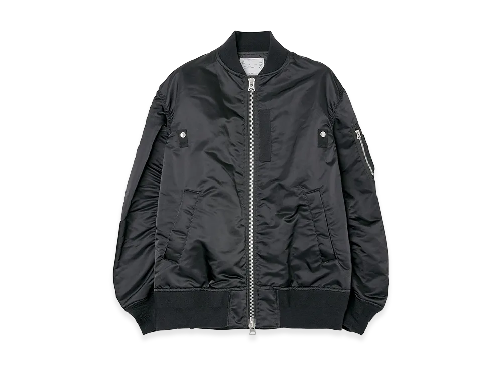 sacai Nylon Twill Blouson "Black"