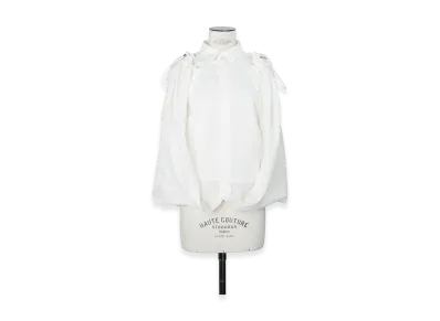 sacai Women's Wool Suiting Shirt "Off White"