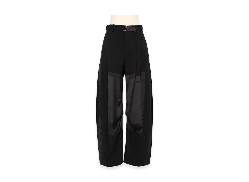 sacai Women's Wool Suiting Pants "Black"