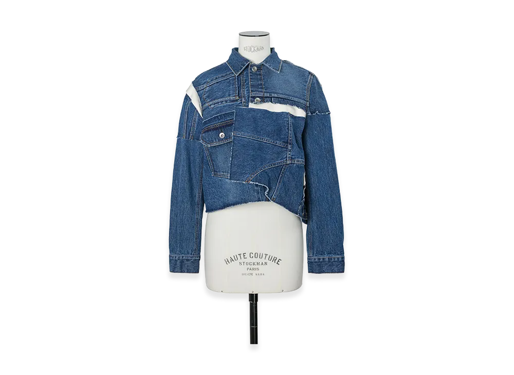 sacai Women's Denim Jacket "Blue"