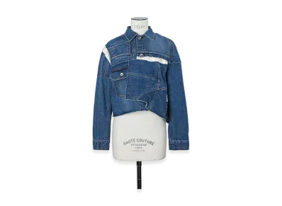 sacai Women's Denim Jacket "Blue"