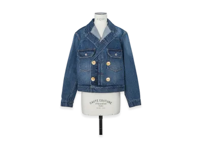 sacai Women's Denim Jacket "Blue"