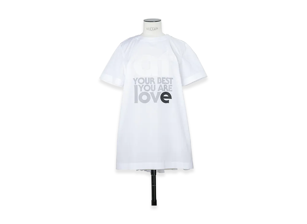 sacai Women's Print Poplin Dress "Off White"
