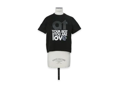 sacai Women's Print T-Shirt "Black"
