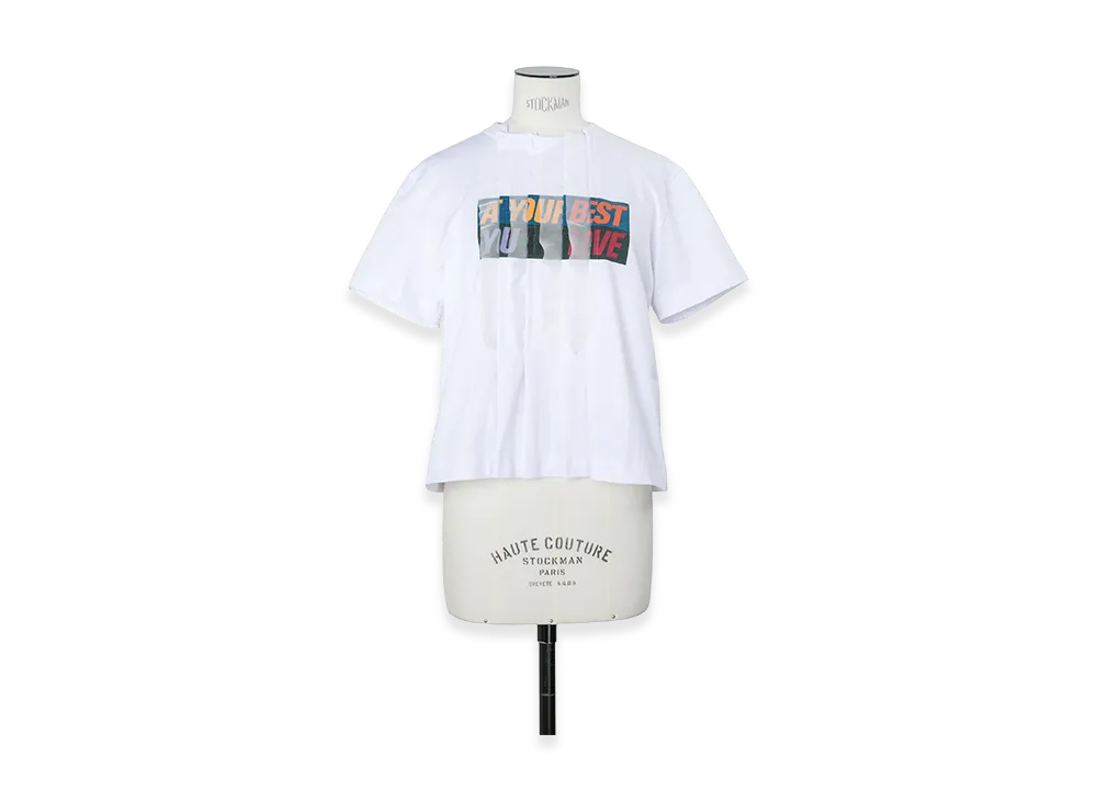 sacai Women's Print T-Shirt "White"
