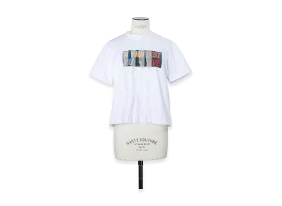 sacai Women's Print T-Shirt "White"