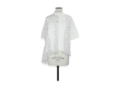 sacai Women's Polka Dot Pullover "White"