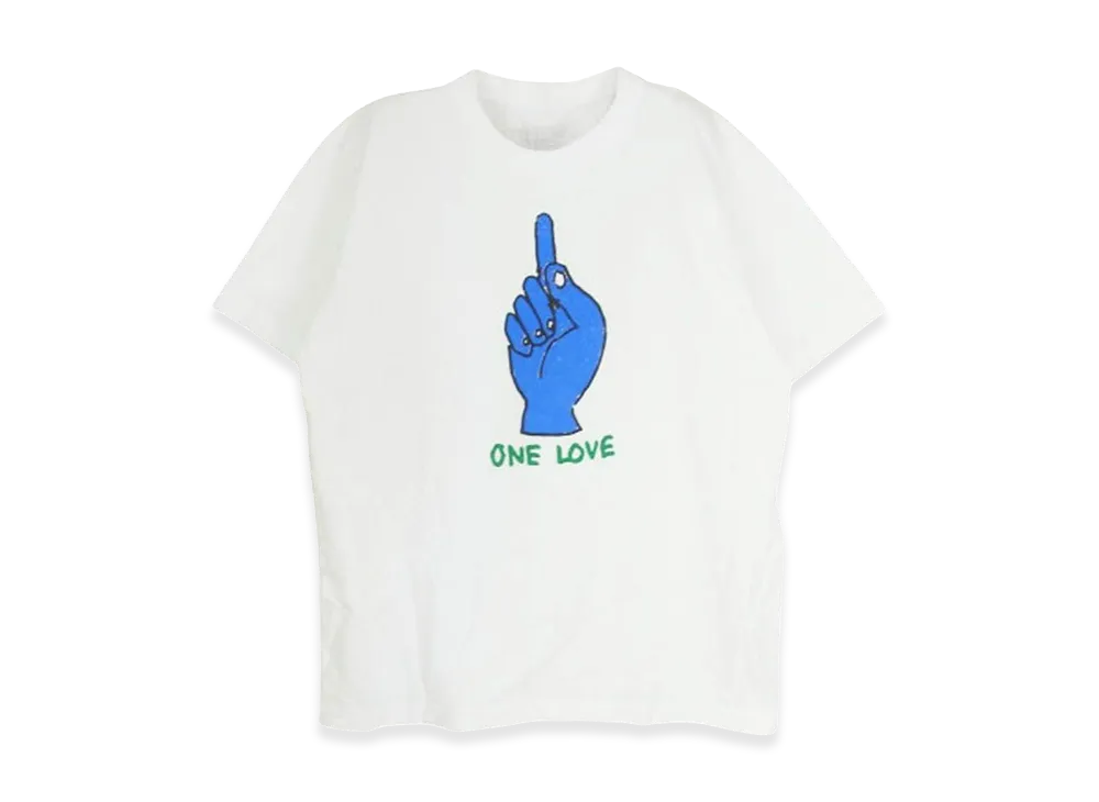 サカイ ゴンズ ONE LOVE Tシャツ "ホワイト"