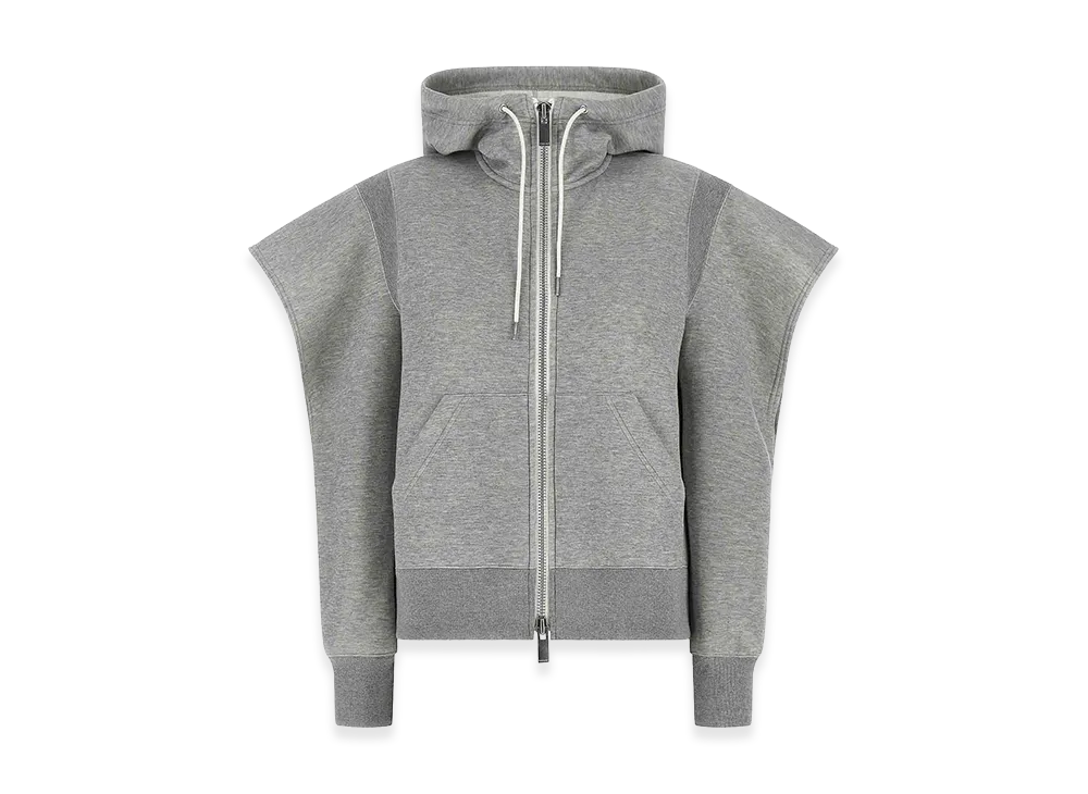 sacai Women's Sponge Hoodie "Gray"
