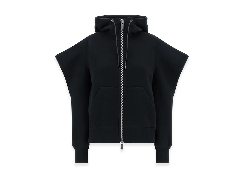 sacai Women's Sponge Hoodie "Black"