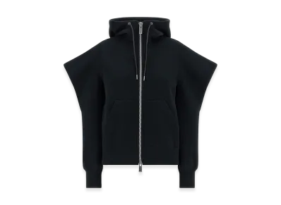 sacai Women's Sponge Hoodie "Black"