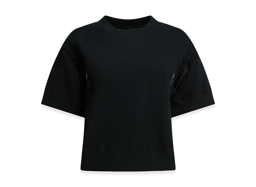sacai Women's Crew-Neck T-shirt "Black"