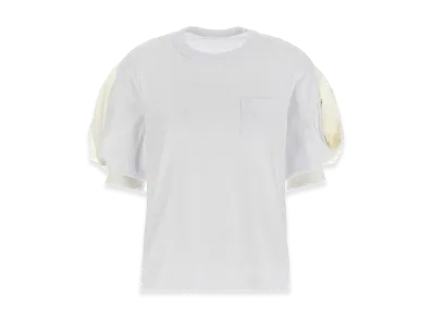 sacai Women's Balloon T-Shirt "White"