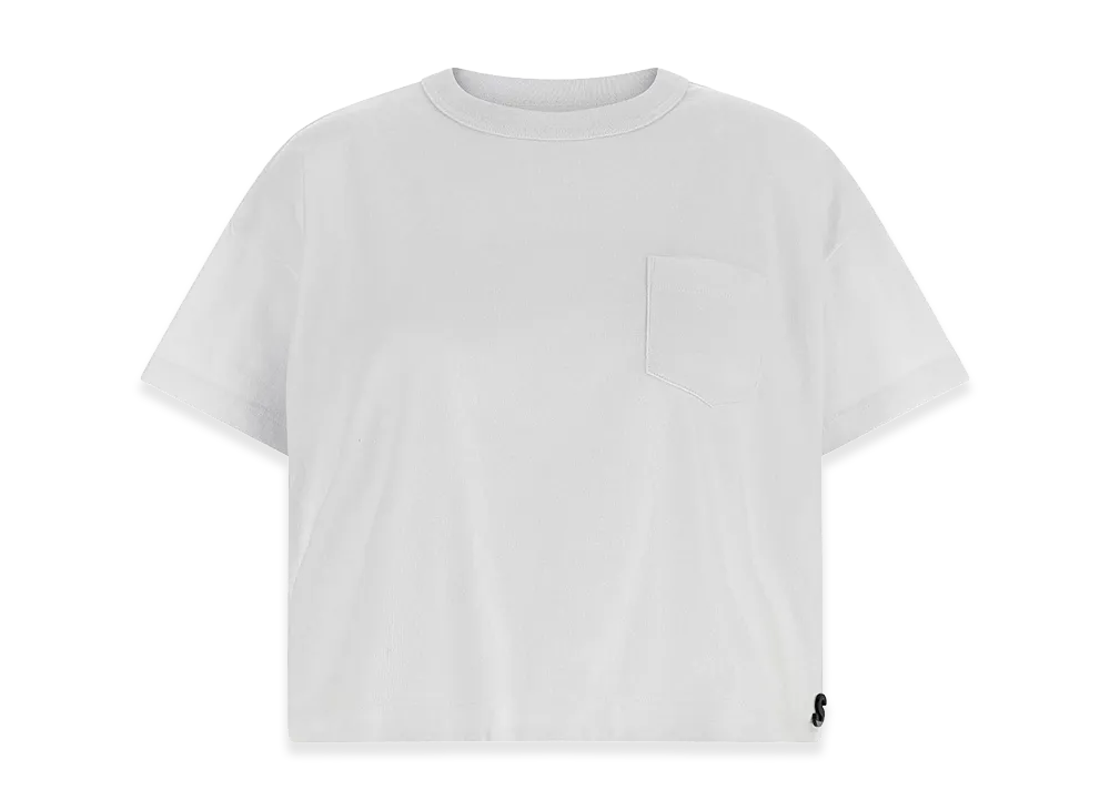 sacai Women's Logo Pin T-Shirt "White"