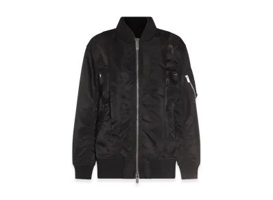 sacai Women's Nylon Bomber Jacket "Black"