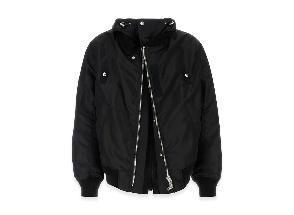 sacai Nylon Bomber Jacket "Black"