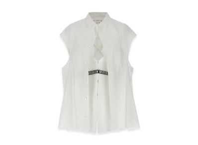 sacai Women's Overlay Shirt "White"