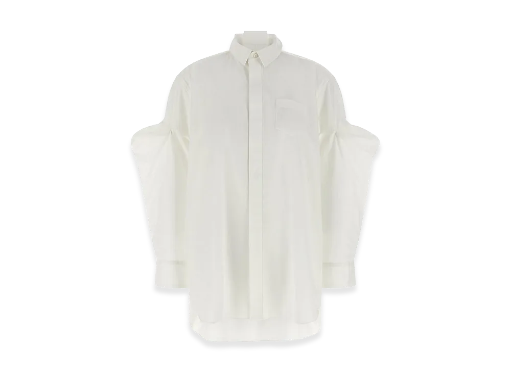 sacai Women's Poplin Shirt "White"