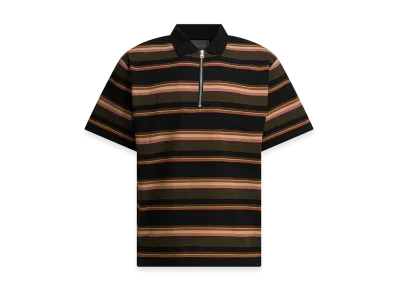 sacai Striped Buttonless Polo Shirt "Multicolor"