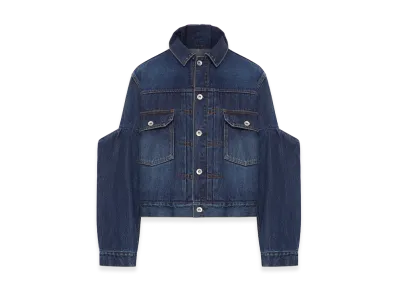 sacai Women's Cotton Denim Jacket "Blue"