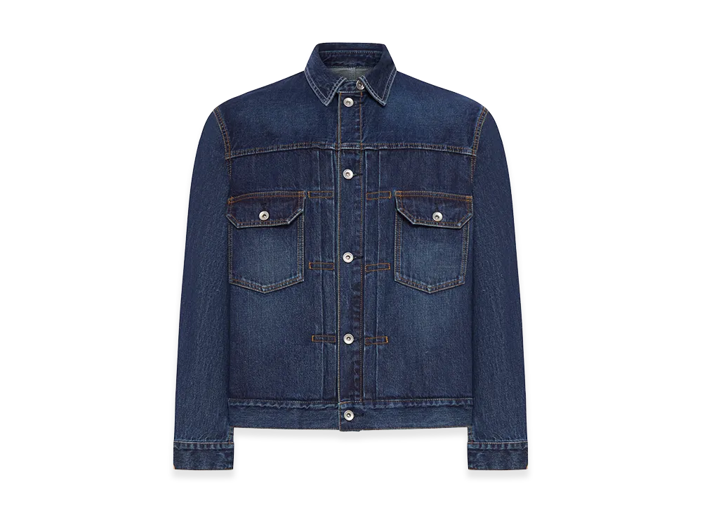sacai Cotton Denim Jacket "Blue"
