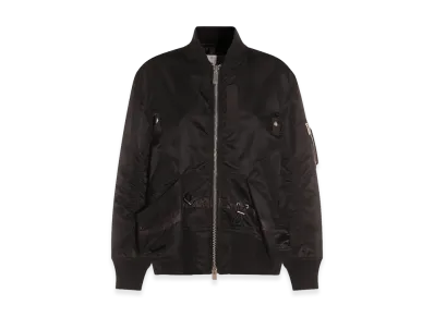 sacai Women's Nylon Twill Bomber Jacket "Black"