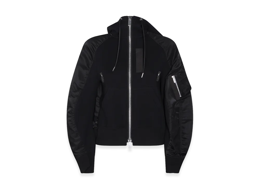 sacai Women's Hooded Jacket "Black"