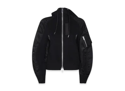 sacai Women's Hooded Jacket "Black"