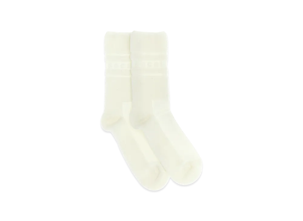 sacai Women's Logo Socks "White"