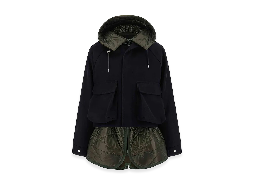 sacai Women's Melton Blouson "Multicolor"
