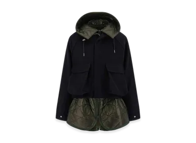 sacai Women's Melton Blouson "Multicolor"