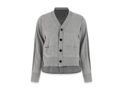 sacai Women's Shirt Cardigan "Gray"