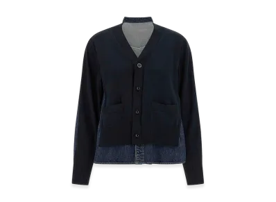 sacai Women's Shirt Cardigan "Blue"