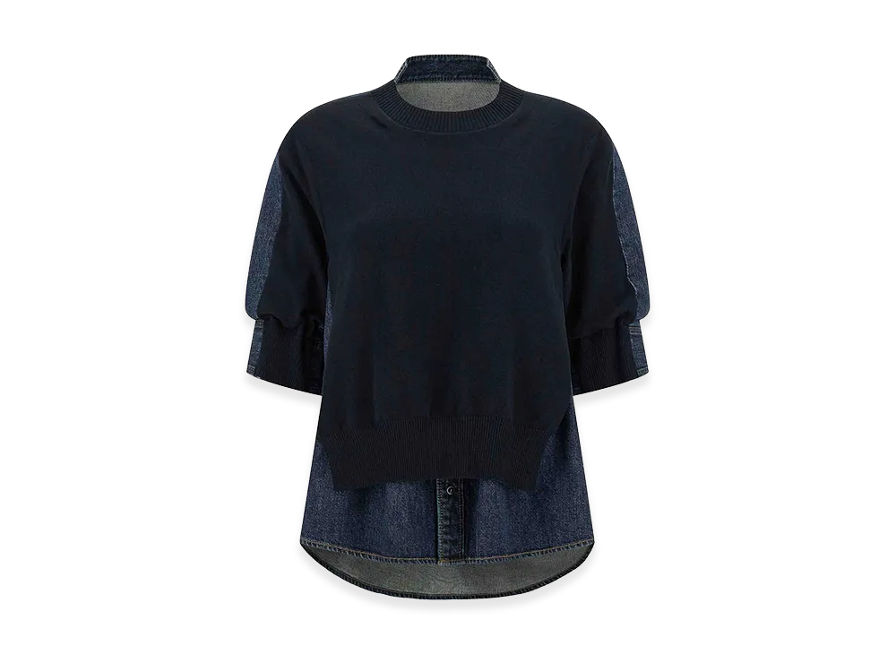 sacai Women's Shirt Sweater "Blue"