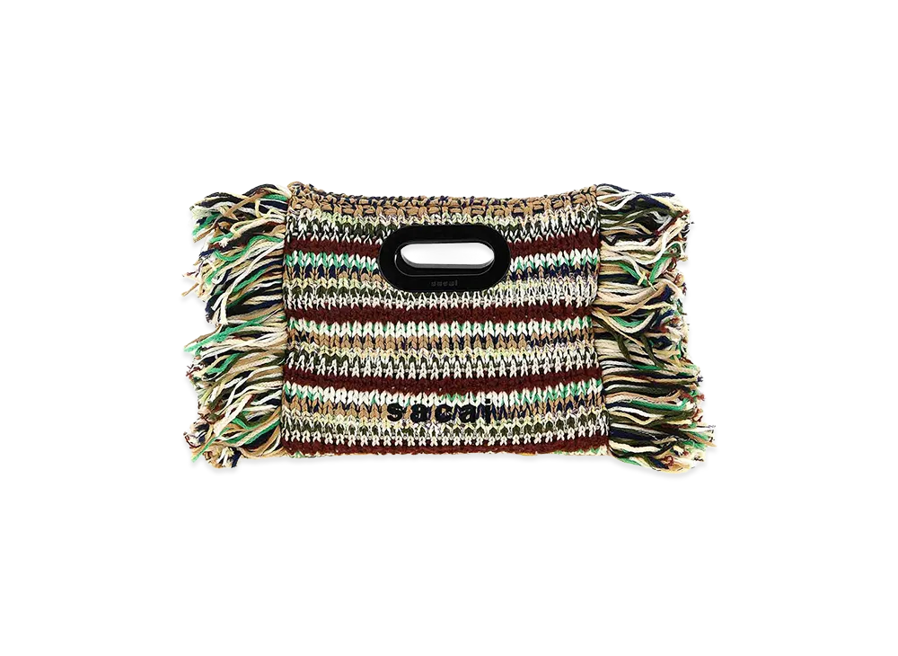 sacai Women's Small Fringe Handbag "Multicolor"
